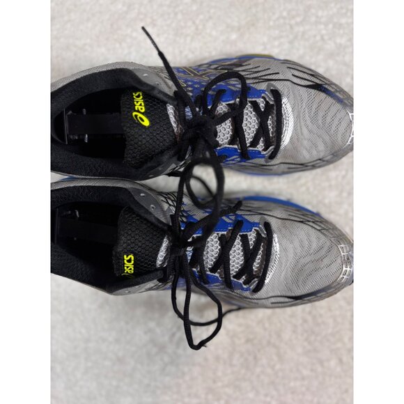 Asics Gel-Nimbus 18 Mens Running Shoes Size 11 Gray & Blue - Picture 6 of 10
